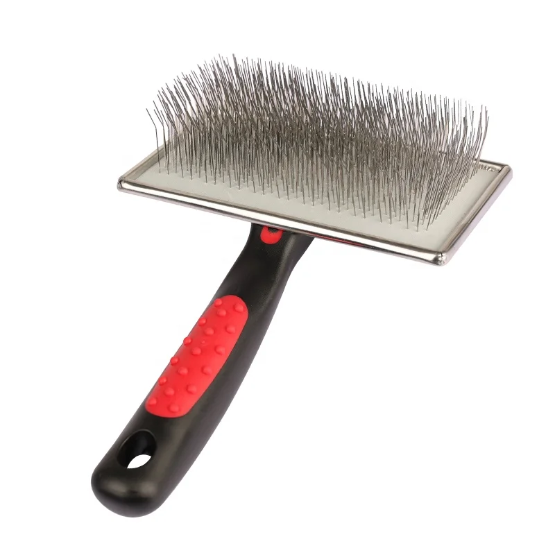 Factory Wholesale Custom Logo Cat Long Pin Brush Pet Grooming Slicker Brush For Dogs
Factory Wholesale Custom Logo Cat Long Pin Brush Pet Grooming Slicker Brush For Dogs