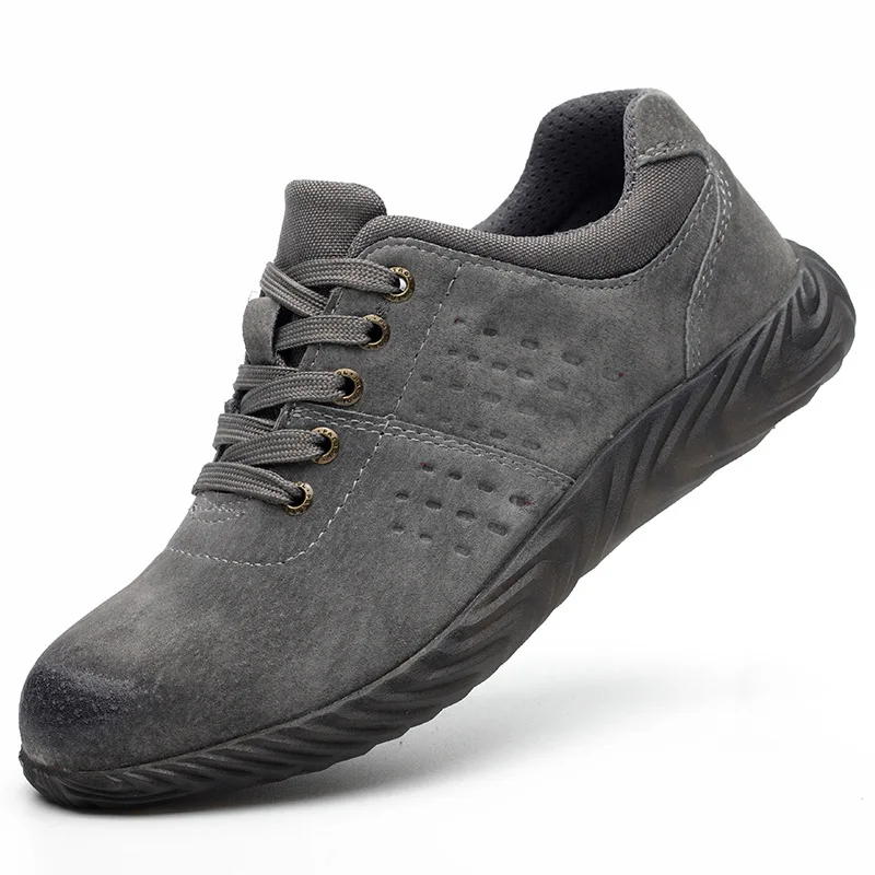 Men Womens Safety Shoes Genuine Leather Insulation Breathable Toe Sneakers Steel Toe Shoes Construction Work Safety Shoes, Brown
Men Womens Safety Shoes Genuine Leather Insulation Breathable Toe Sneakers Steel Toe Shoes Construction Work Safety Shoes, Brown