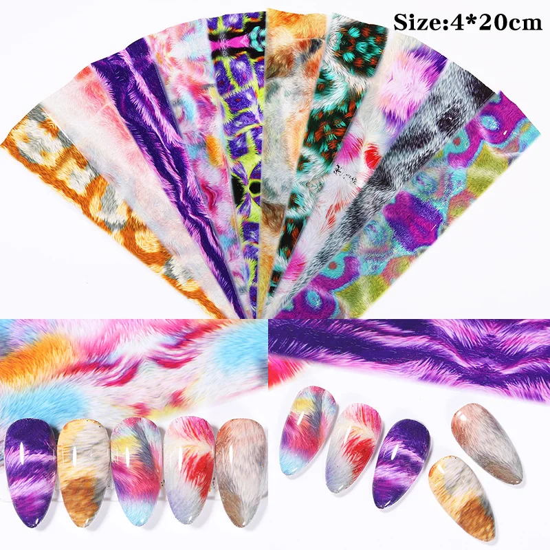 10pcs pack instagram new design fake fur pattern designer foil nail arts transfer foil decals paper
10pcs pack instagram new design fake fur pattern designer foil nail arts transfer foil decals paper