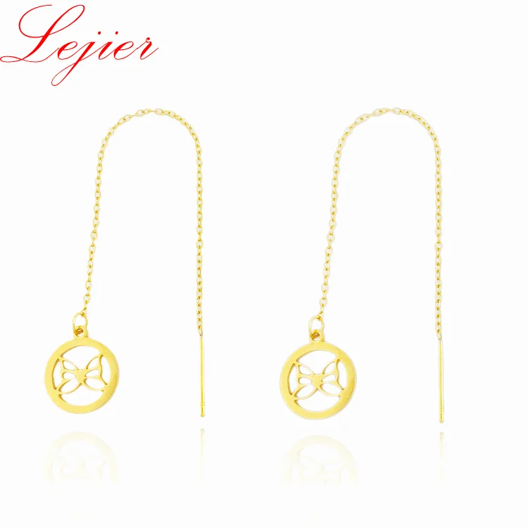 LEJIER2021 ears ball butterfly mini lovely delicate ear chain pendant earrings personality
LEJIER2021 ears ball butterfly mini lovely delicate ear chain pendant earrings personality