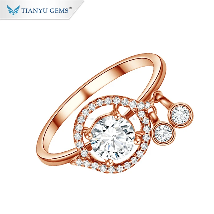 Tianyu gems hot sale ring for girls rose gold with best cutting moissanite gemstone fashion jewelry
Tianyu gems hot sale ring for girls rose gold with best cutting moissanite gemstone fashion jewelry