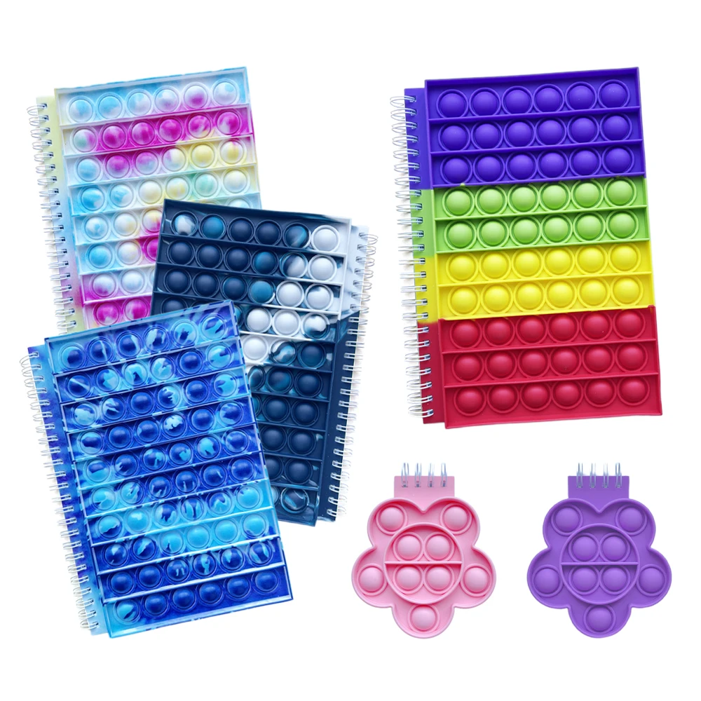 EE591 Custom A5 Rainbow Push Bubble Mini Notepad Tie-dye Sensory Note Books Students Office Stress Relief Fidget Notebook Toys
EE591 Custom A5 Rainbow Push Bubble Mini Notepad Tie-dye Sensory Note Books Students Office Stress Relief Fidget Notebook Toys