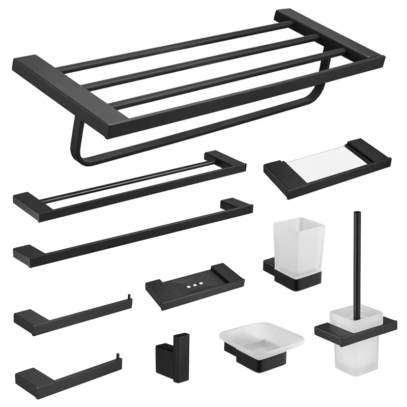 Bathroom Black Towel rack Wall Mounted Folding Towel Hanger Storage Shelf Bathroom Accessories towel rack black
Bathroom Black Towel rack Wall Mounted Folding Towel Hanger Storage Shelf Bathroom Accessories towel rack black