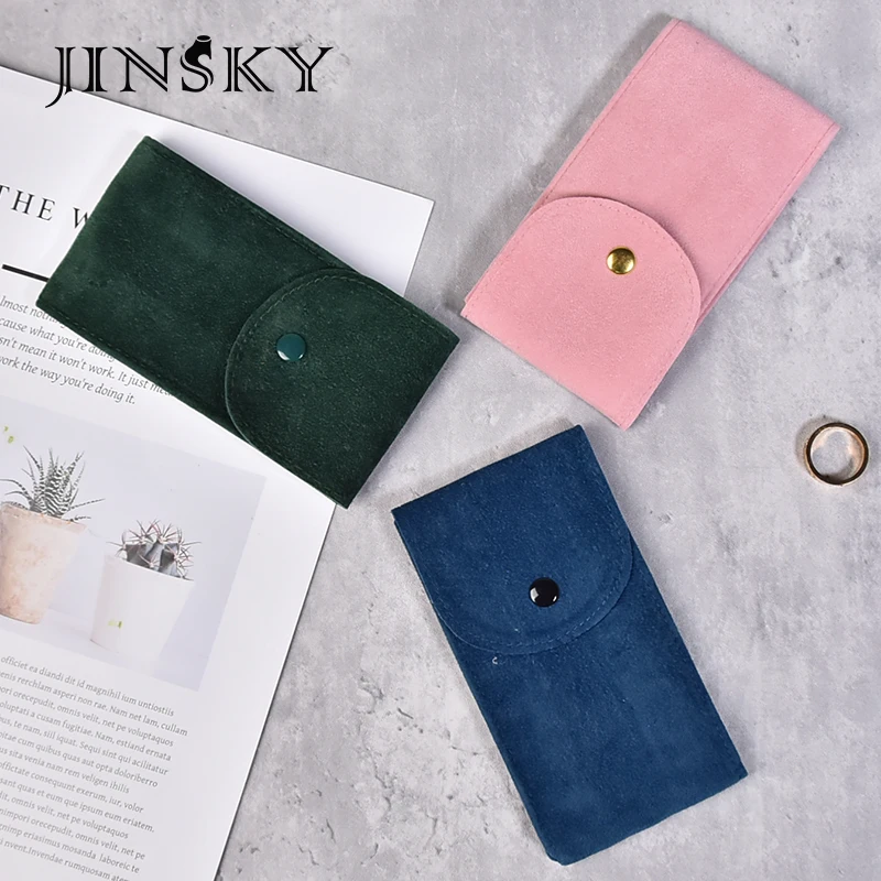 JINSKY microfiber velvet bag luxury jewelry storage bag wholesale custom portable watch storage bag, Blue
JINSKY microfiber velvet bag luxury jewelry storage bag wholesale custom portable watch storage bag, Blue