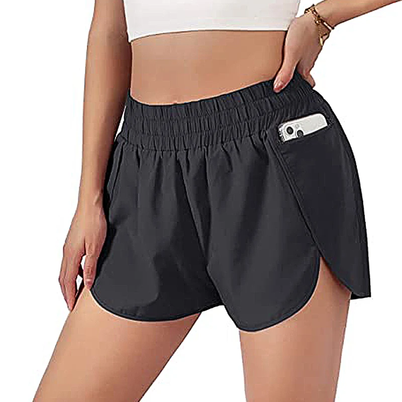 Breathbable fabric gym sport short pants for women yoga shorts with pockets high waist workout running wear
Breathbable fabric gym sport short pants for women yoga shorts with pockets high waist workout running wear