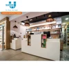 Modern Shop Cash Counter Cabinet Design For Pharmacy Store Display Wooden Pharmacy Shop Checkout Counter Design