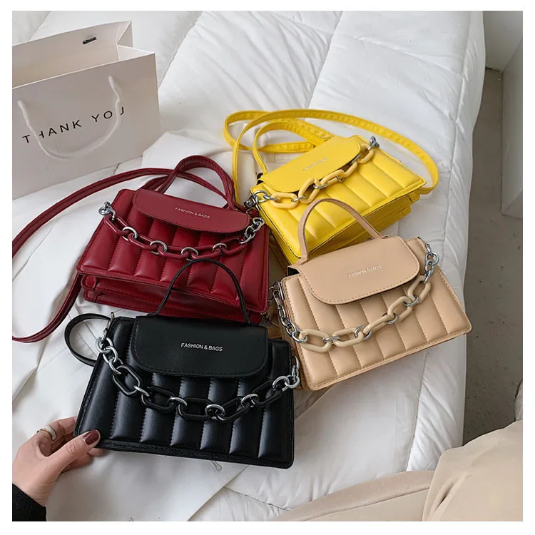 2021 Handbags PU Leather single shoulder bag embroidery line hand-held cross body small square luxury handbags for women
2021 Handbags PU Leather single shoulder bag embroidery line hand-held cross body small square luxury handbags for women