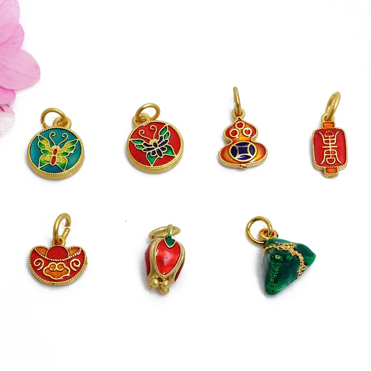 JS1627 dainty Chinese Elements matte gold plated enamel rainbow butterfly longevity medal fortune flower Cloisonne Charm Pendant
JS1627 dainty Chinese Elements matte gold plated enamel rainbow butterfly longevity medal fortune flower Cloisonne Charm Pendant