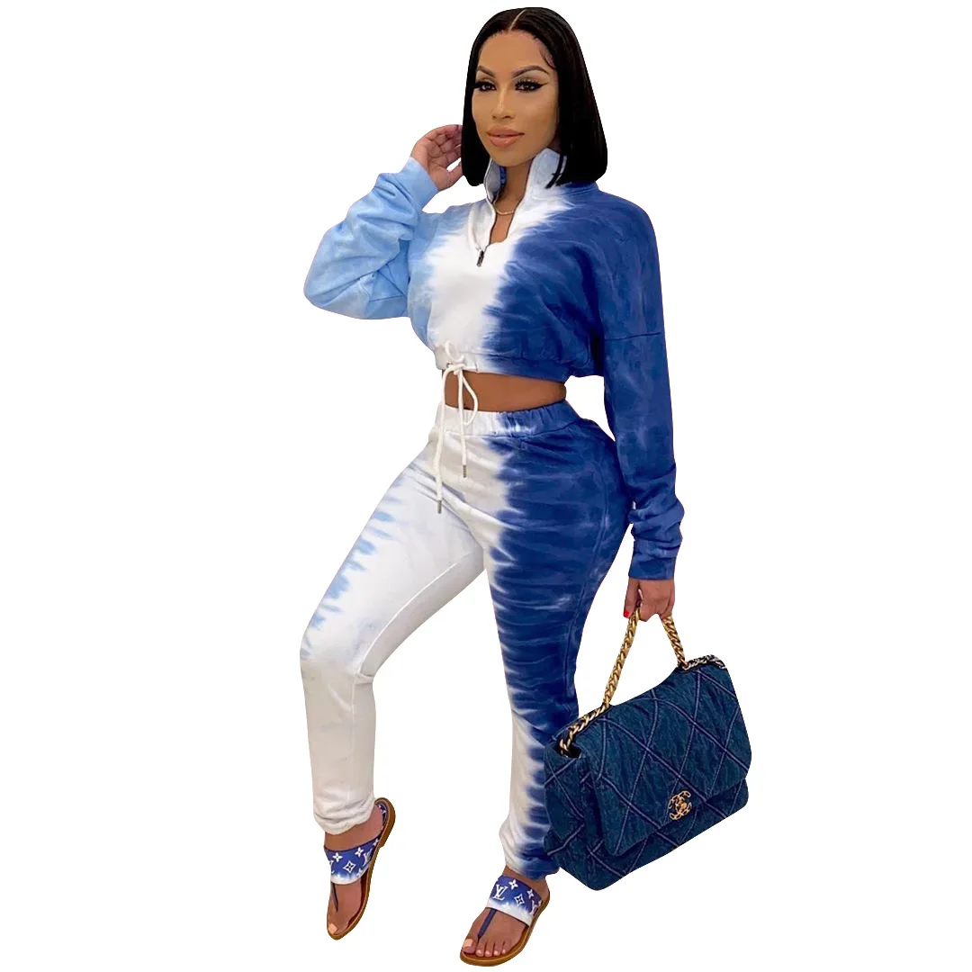 Women Two Piece Set High Waist Pants Stretchy Sweatsuit Hoodie Tie Dye Set 2 Piece Outfit For Women, Picture shown
Women Two Piece Set High Waist Pants Stretchy Sweatsuit Hoodie Tie Dye Set 2 Piece Outfit For Women, Picture shown