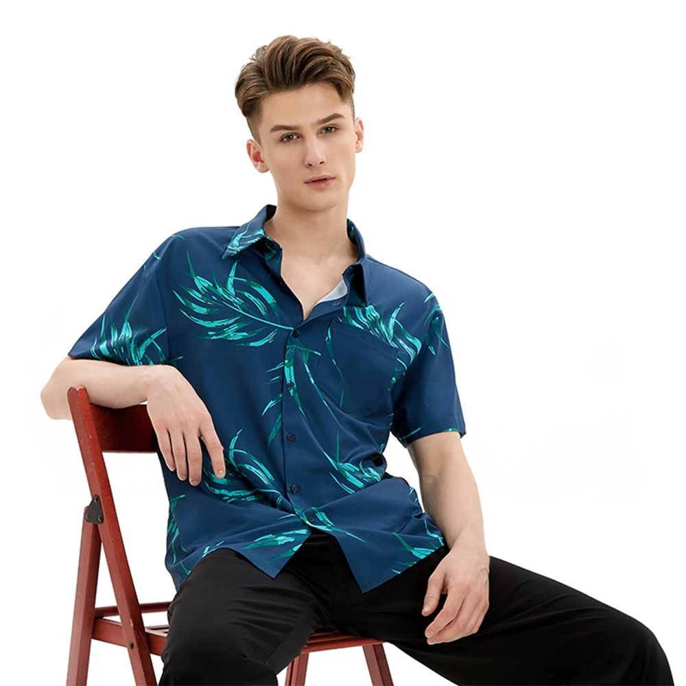 Factory supplier short sleeve summer floral print dark blue printed casual clothes men's shirt
Factory supplier short sleeve summer floral print dark blue printed casual clothes men's shirt