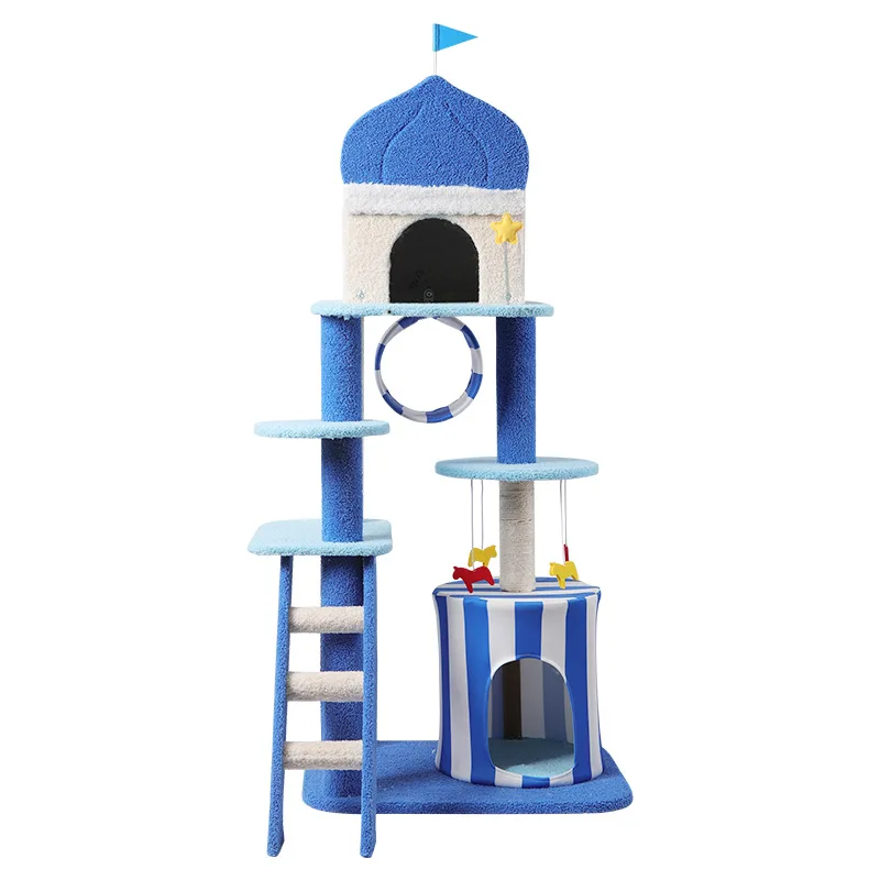 Multi-functional amusement park type cat climbing frame, Aegean amusement park medium, aegean amusement park large
Multi-functional amusement park type cat climbing frame, Aegean amusement park medium, aegean amusement park large