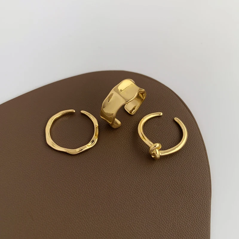 Vershal E-37 New Arrival 18k Gold Plated Vintage Knot Irregular Open Rings Set For Women 2021
Vershal E-37 New Arrival 18k Gold Plated Vintage Knot Irregular Open Rings Set For Women 2021