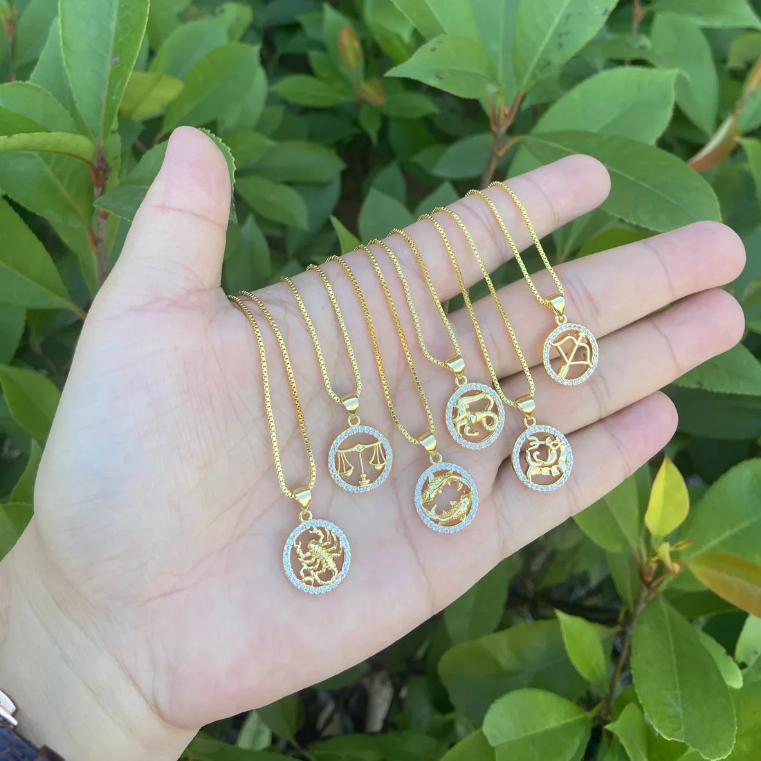 Luxury Horoscope Zodiac Necklaces CZ Zodiac Sign Necklace Gold 12 Constellation Pendant Zodiac Sign Necklace, 18k gold plated
Luxury Horoscope Zodiac Necklaces CZ Zodiac Sign Necklace Gold 12 Constellation Pendant Zodiac Sign Necklace, 18k gold plated
