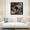 Popular Wall Decoration Advanced Metal Decoration Black Color Shadow Box Art with PS Frame