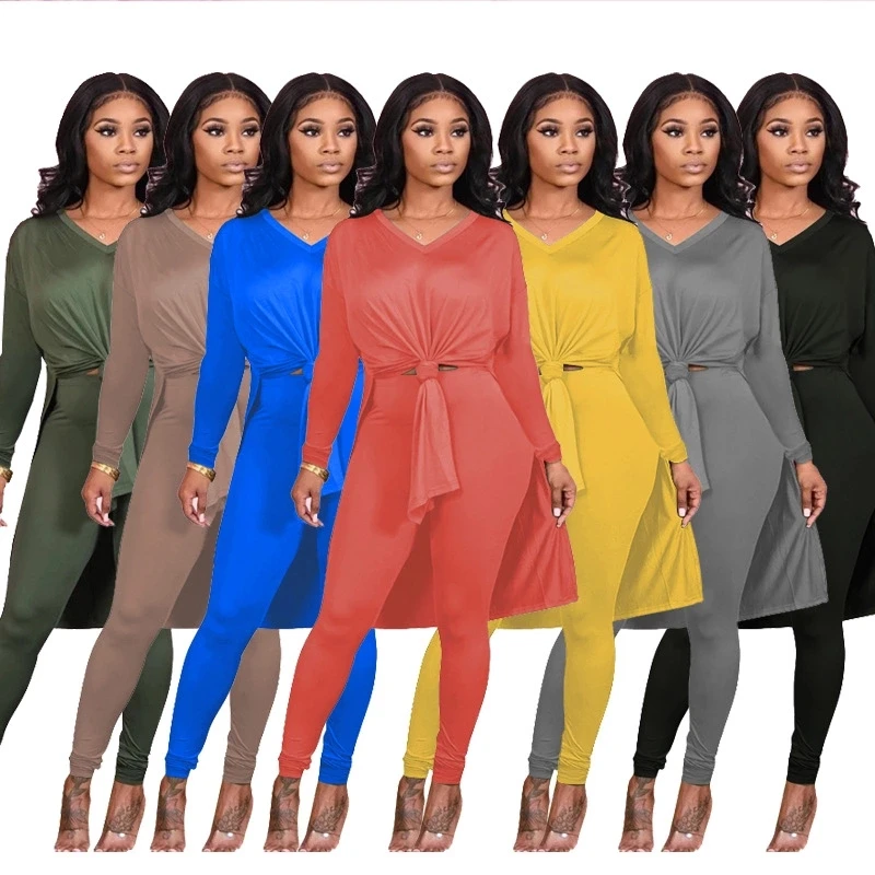 Fall Clothing For Women 2 Piece Set Women Plain Color Split Casual Long Sleeve Blouse Set Two Piece Set Women Clothing, Different color
Fall Clothing For Women 2 Piece Set Women Plain Color Split Casual Long Sleeve Blouse Set Two Piece Set Women Clothing, Different color