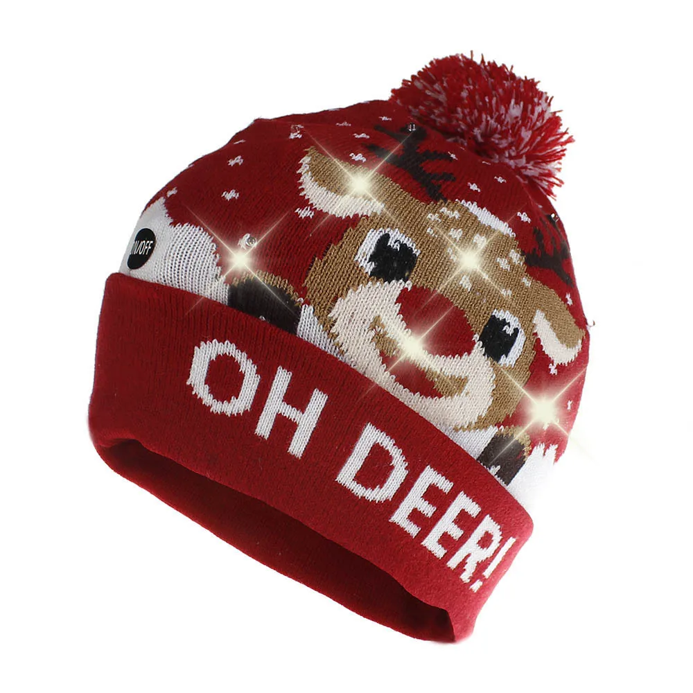 2023 Design LED Christmas Sweater Hat Light up Xmas Beanie Knitted Cap Unisex Winter Hat
2023 Design LED Christmas Sweater Hat Light up Xmas Beanie Knitted Cap Unisex Winter Hat