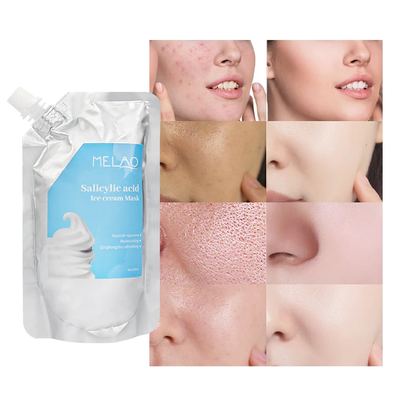 Private Label Facial Moisturizing Bleakhead Removal Ultra Cleansing Mask Salicylic Acid Ice Cream Mask, White color
Private Label Facial Moisturizing Bleakhead Removal Ultra Cleansing Mask Salicylic Acid Ice Cream Mask, White color