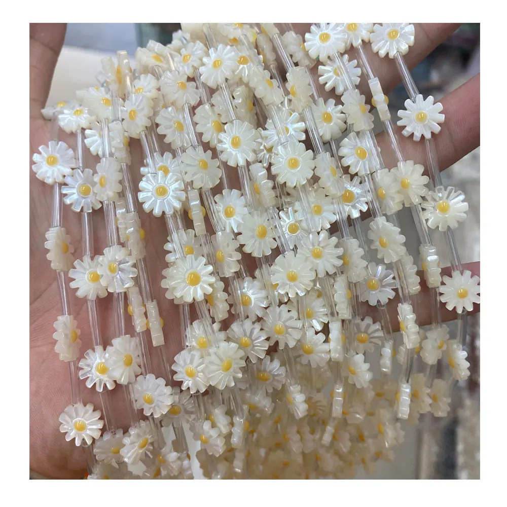 10mm 12mm Red/Yellow/Green/Purple/Blue Natural Flower Daisy Charm White Shell Beads For Making Jewelry
10mm 12mm Red/Yellow/Green/Purple/Blue Natural Flower Daisy Charm White Shell Beads For Making Jewelry