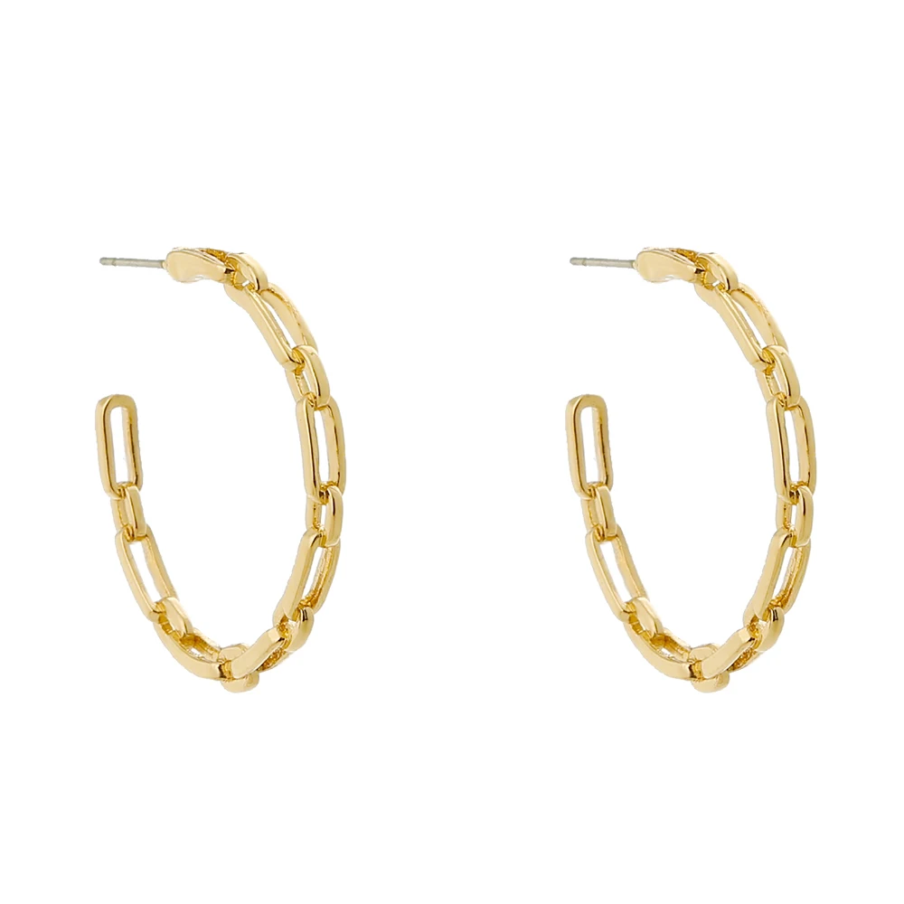 Minimalist Design C - shaped Alloy Chain S925 Silver Needle Earrings For Women Jewelry
Minimalist Design C - shaped Alloy Chain S925 Silver Needle Earrings For Women Jewelry