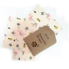 High Quality Natural Reusable Beeswax Food Storage Wraps Environmental Bee Wax Food Wrap
