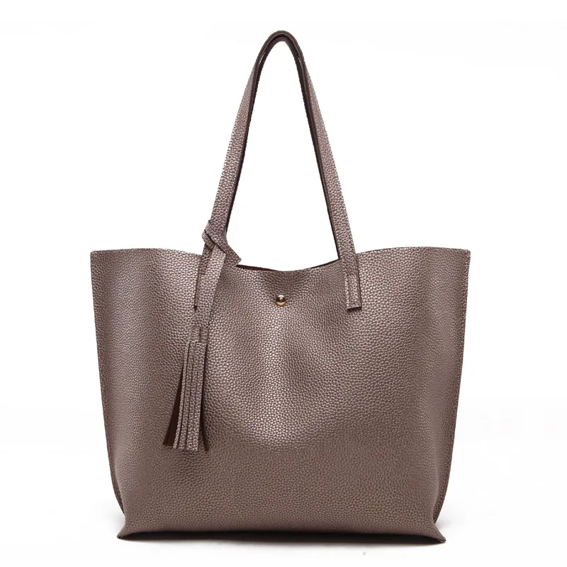 2020 New Style Cheap Colorful Popular Korea Style Tassel Shoulder Tote PU Big Capacity Woman Bag
2020 New Style Cheap Colorful Popular Korea Style Tassel Shoulder Tote PU Big Capacity Woman Bag