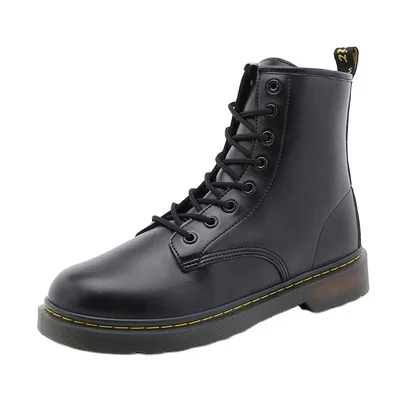 2021 autumn new men's classic high top boots men's casual boots leather men's boots custom LOGO, Black
2021 autumn new men's classic high top boots men's casual boots leather men's boots custom LOGO, Black