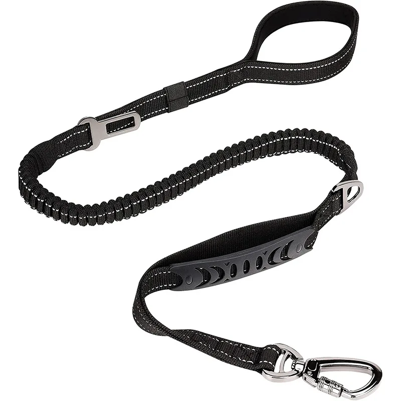 Heavy Duty Multi Functional Dog Nylon Leash Car Seat Dog Leash Training Bungee Leash For Medium Large Breed Dogs, Black
Heavy Duty Multi Functional Dog Nylon Leash Car Seat Dog Leash Training Bungee Leash For Medium Large Breed Dogs, Black