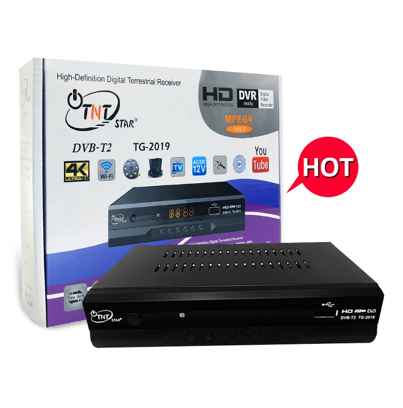 TNT 2019 High Quality set top box Digital TV box Decoder 1080P Full High Definiti Dvb T2 Receiver hot selling in Congo/Malaysia, Black
TNT 2019 High Quality set top box Digital TV box Decoder 1080P Full High Definiti Dvb T2 Receiver hot selling in Congo/Malaysia, Black
