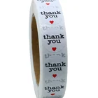 Hybsk Custom Glossy Paper Round Art Decorative Small Sticker(1000 pcs)