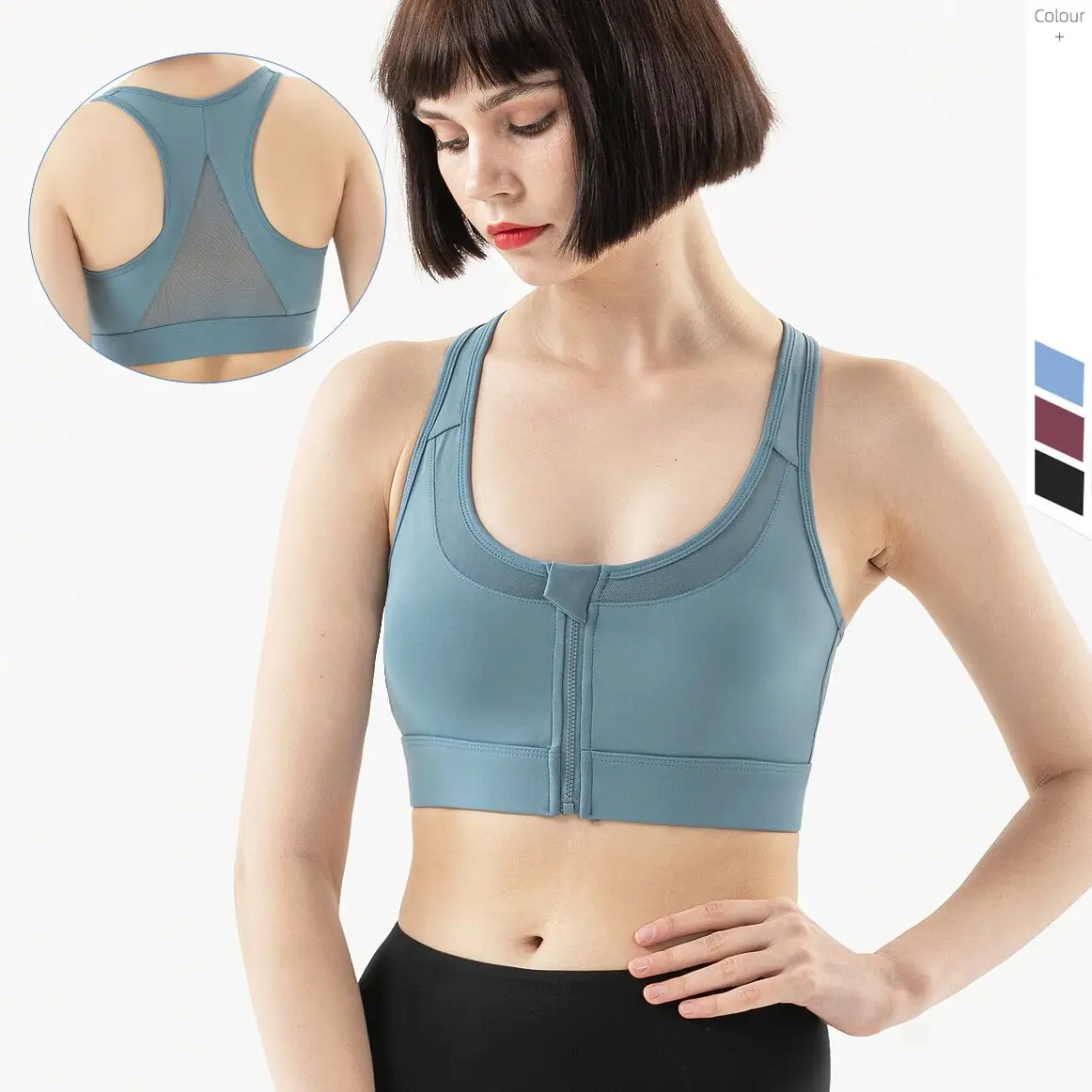 2021 High Quality Slimming High Waist Solid Color Comfortable Solid Color Front Zipper Back Bandage Sport Yoga Bra, Picture shows
2021 High Quality Slimming High Waist Solid Color Comfortable Solid Color Front Zipper Back Bandage Sport Yoga Bra, Picture shows