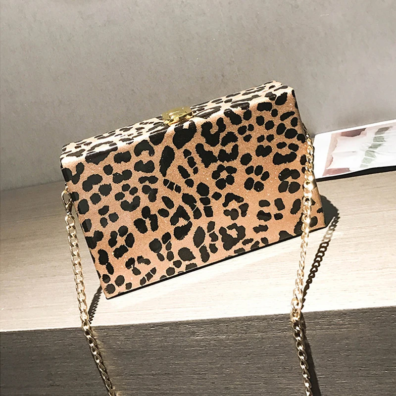 Hot sell leopard print pu leather lady bag square box fashion shoulder bag chain handle handbag, 3colors
Hot sell leopard print pu leather lady bag square box fashion shoulder bag chain handle handbag, 3colors