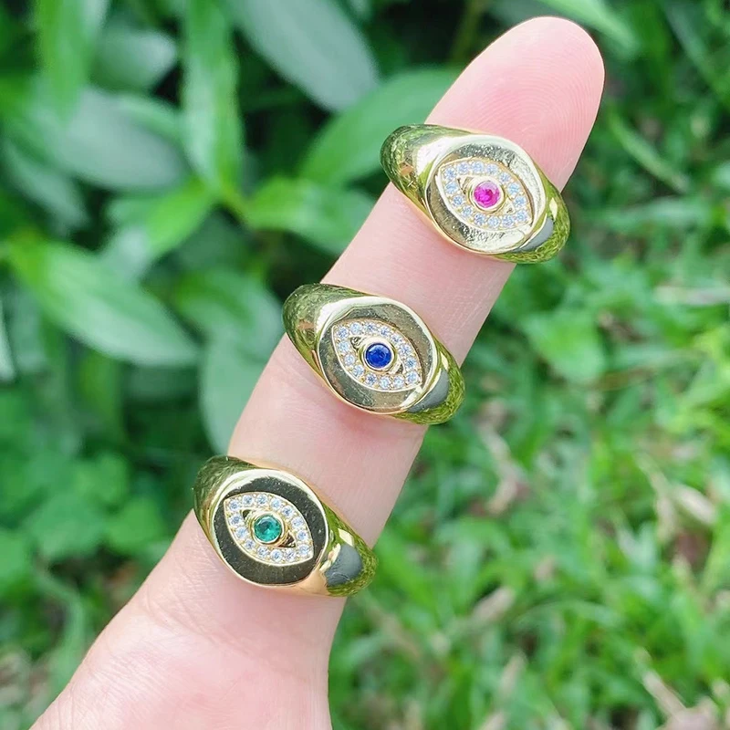 2021 Trendy jewelry Devil eye Rings mix colors zircon jewelry gift fashion jewelry accessories for women 51483
2021 Trendy jewelry Devil eye Rings mix colors zircon jewelry gift fashion jewelry accessories for women 51483