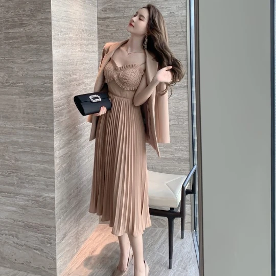 Fall Women's Fashion Casual High-end Customized Suit 2021 New Women's Acetate Suit Elegant Long Sleeve Khaki Outfits Blazers
Fall Women's Fashion Casual High-end Customized Suit 2021 New Women's Acetate Suit Elegant Long Sleeve Khaki Outfits Blazers