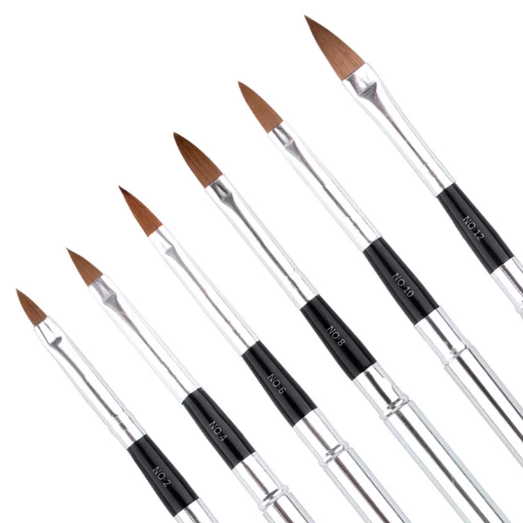 6Pcs Set Acrylic Builder Crystal Carving Nail Art Stainless Steel Handle Painting Nail Brush
6Pcs Set Acrylic Builder Crystal Carving Nail Art Stainless Steel Handle Painting Nail Brush