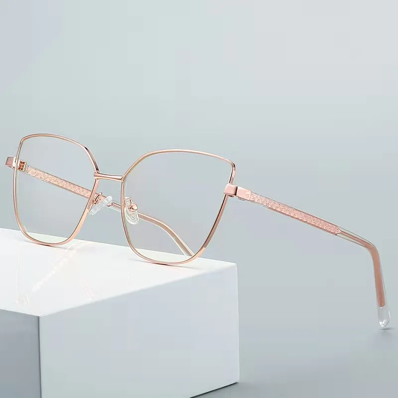New Fashion Blue Light Protection Glasses For Lady Glasses Spectacle Frames Metal Manufacture Anti Blue Light Eyeglasses 2021, 6colors
New Fashion Blue Light Protection Glasses For Lady Glasses Spectacle Frames Metal Manufacture Anti Blue Light Eyeglasses 2021, 6colors