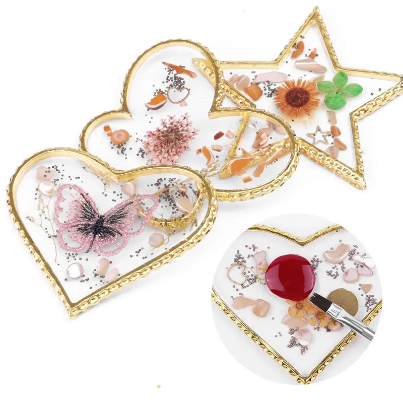 1pcs Colorful Agate Resin Nail Art Palette Nail Display Board Crystal Palette Makeup Nail Gel Painting Tool, Clear
1pcs Colorful Agate Resin Nail Art Palette Nail Display Board Crystal Palette Makeup Nail Gel Painting Tool, Clear