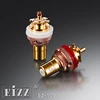 P-027 EIZZ Z-103 RCA Socket EZ-103 Brass + Phosphor Bronze Vacuum Tube Power Amplifier Amplifier Audio RCA True Gold Plated
