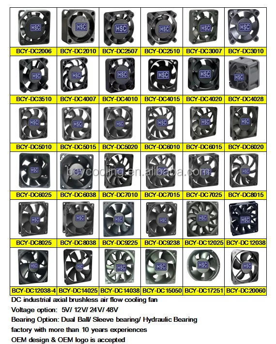 Axial Flow Fan, CFM, 120x120x25MM, AC110V, 220V - detail 10