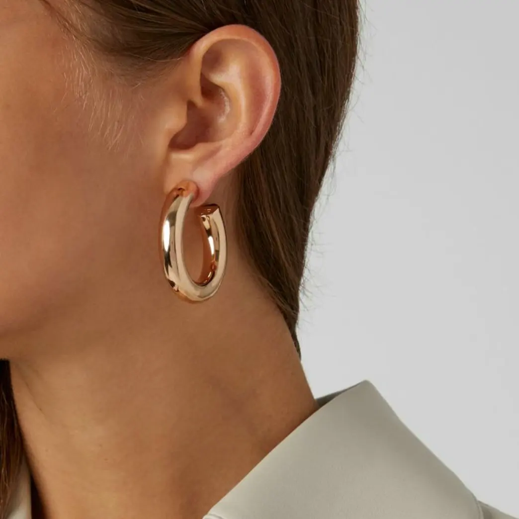 40mm Brass CC Hoop Earrings Hoop Punk Thick Gold Statement 2020 Women Chunky Trendy Big Hollow Rounded 14k Plated Hoop Earrings, Gold plated
40mm Brass CC Hoop Earrings Hoop Punk Thick Gold Statement 2020 Women Chunky Trendy Big Hollow Rounded 14k Plated Hoop Earrings, Gold plated