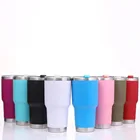 30oz Wholesale glitter custom vacuum double wall insulated cup 30 oz stainless steel tumbler with handle straw sliding lid