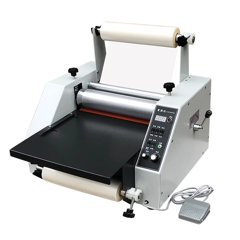 electric laminating machine large steel laminating equipment 350mm Hot Cold Film Roll Laminating Machine
electric laminating machine large steel laminating equipment 350mm Hot Cold Film Roll Laminating Machine