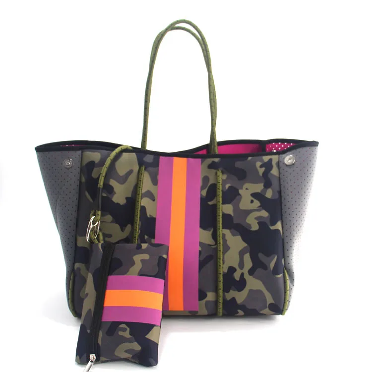 New Style Waterproof 2Pcs Large Neoprene Women Tote Bags Camouflage Leopard Beach Bags Neoprene Tote Bag Handbag Set
New Style Waterproof 2Pcs Large Neoprene Women Tote Bags Camouflage Leopard Beach Bags Neoprene Tote Bag Handbag Set
