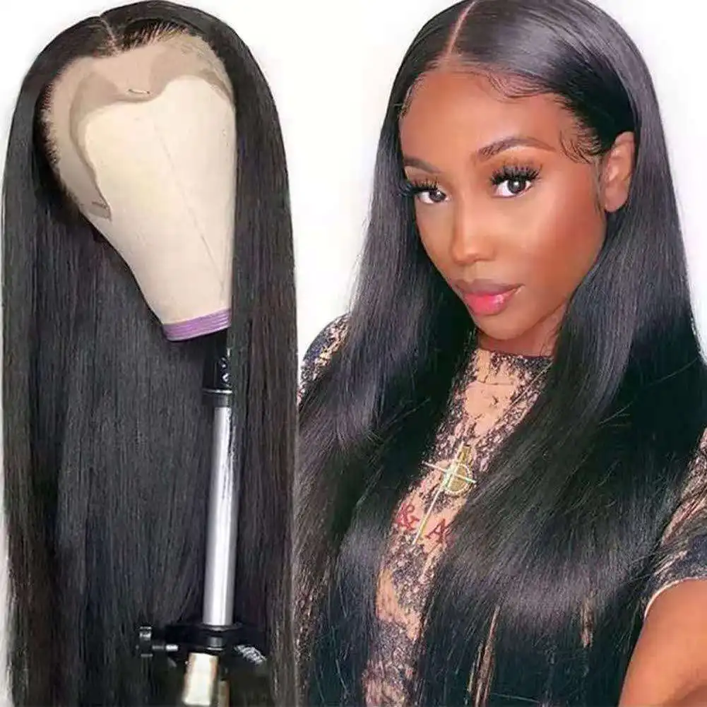 Natural hair wigs for sale in vendor 28 inch human hair wigs real bone straight lace front closure wig
Natural hair wigs for sale in vendor 28 inch human hair wigs real bone straight lace front closure wig