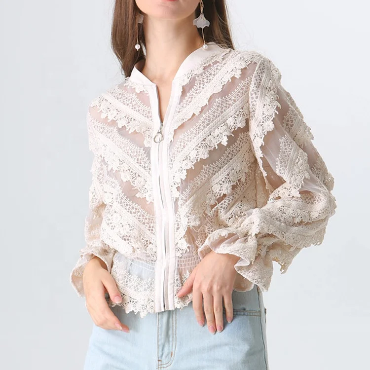 Stocklot women's brand multilayer lace embroidery mesh short coat in stock ladies jacket
Stocklot women's brand multilayer lace embroidery mesh short coat in stock ladies jacket