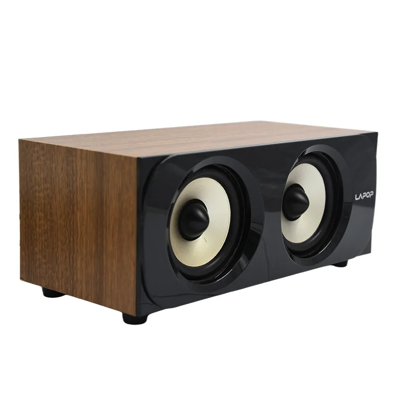 LAPOP A58 Wooden Single Box Paint Process Speaker Full Stereo Fashion Desktop Speaker, Brown
LAPOP A58 Wooden Single Box Paint Process Speaker Full Stereo Fashion Desktop Speaker, Brown