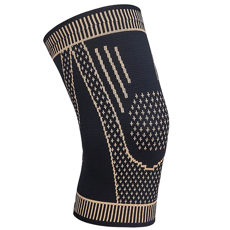Wholesale 3d Nylon Elastic Knit Anti Slip Knee Support Copper Compression Knee Brace
Wholesale 3d Nylon Elastic Knit Anti Slip Knee Support Copper Compression Knee Brace