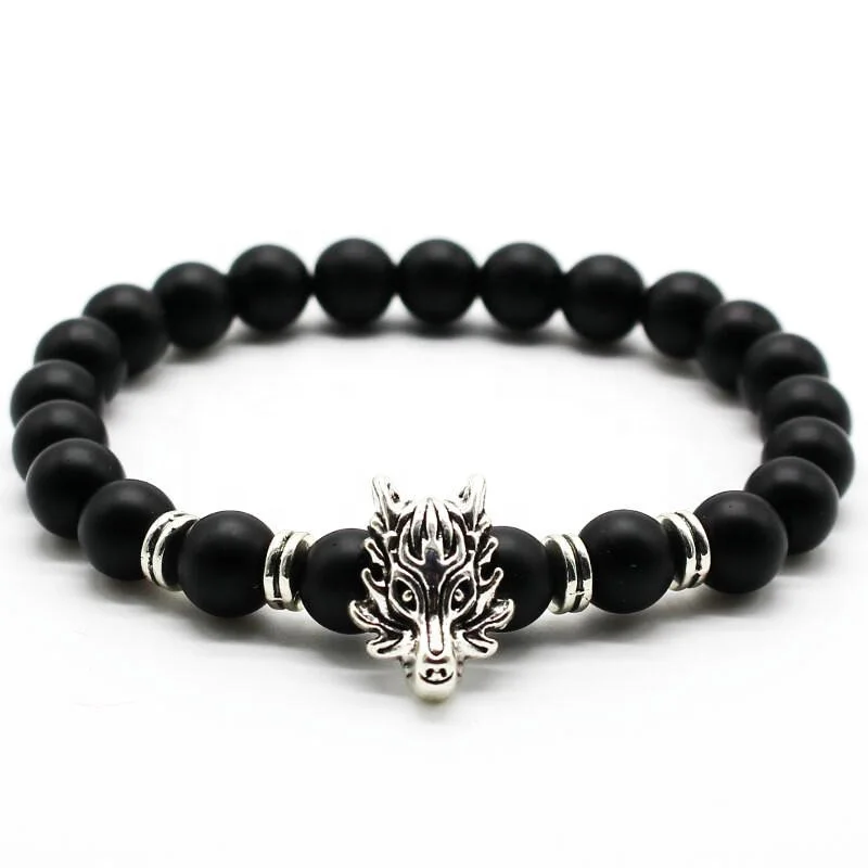 Fashion Men's Stone Bracelet Dragon Ornaments Elastic Rope Round Beads Wholesale Cheap For Man
Fashion Men's Stone Bracelet Dragon Ornaments Elastic Rope Round Beads Wholesale Cheap For Man