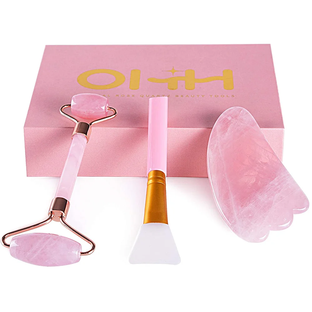 2021 Amovol Jade Roller For Face And Gua Sha Set ,Beauty Cosmetic Original Handcraft Natural Facial Massag Roller Tool//, Pink
2021 Amovol Jade Roller For Face And Gua Sha Set ,Beauty Cosmetic Original Handcraft Natural Facial Massag Roller Tool//, Pink