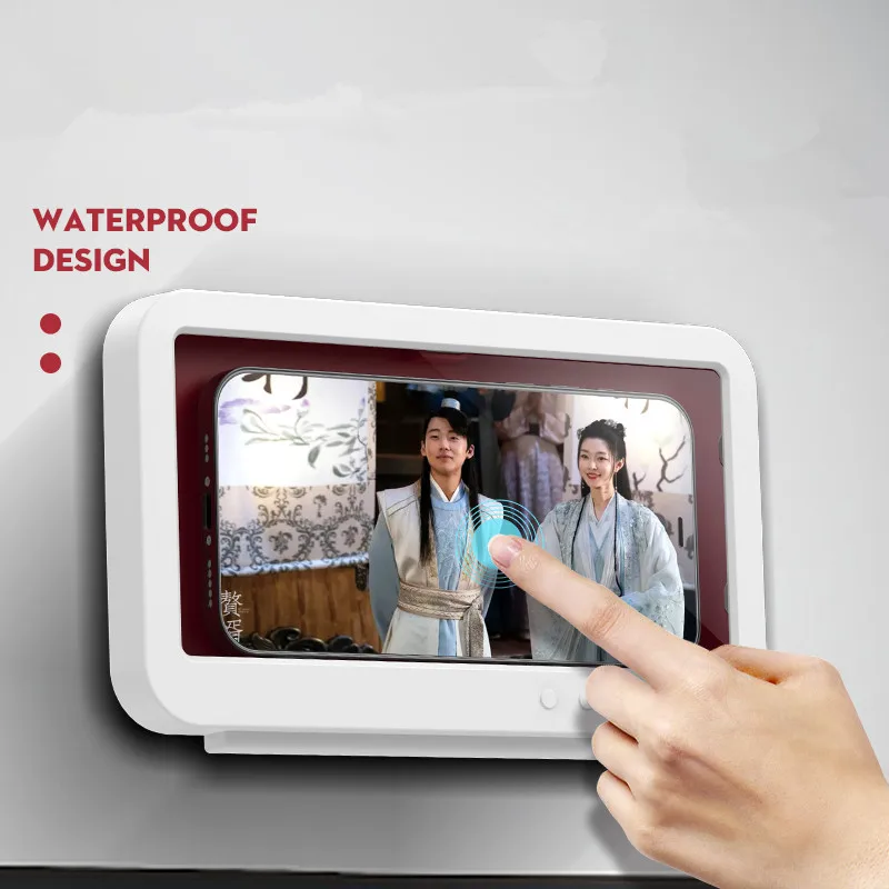 2021 new clear wall anti fog box mobile phone holder bathroom waterproof shower case
2021 new clear wall anti fog box mobile phone holder bathroom waterproof shower case