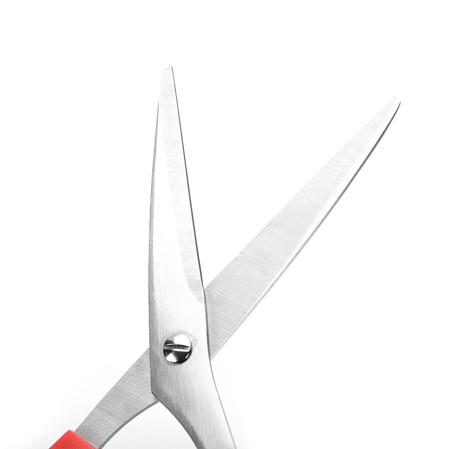 Best Price Household Shears Multi Function Red Plastic Handle Stainless Steel Kitchen Scissors